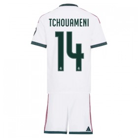 Camisola Real Madrid Tchouameni 14 Criança 1º Equipamento 2026-27 Manga Curta