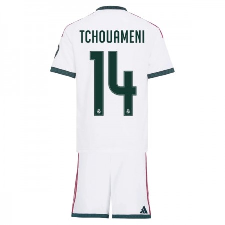 Camisola Real Madrid Tchouameni 14 Criança 1º Equipamento 2026-27 Manga Curta Camisola Real Madrid Tchouameni 14 Criança 1º Equipamento 2026-27 Manga Curta