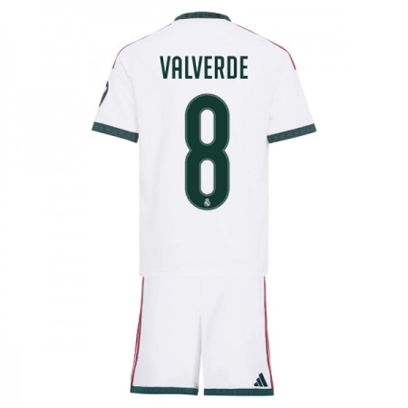 Camisola Real Madrid Valverde 8 Criança 1º Equipamento 2026-27 Manga Curta