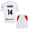 Camisola AC Milan Modrić 14 Criança 2º Equipamento 2026-27 Manga Curta