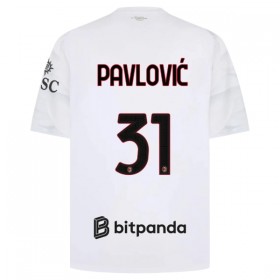 Camisola AC Milan Pavlovic 31 2º Equipamento 2026-27 Manga Curta
