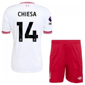 Camisola Liverpool Chiesa 14 Criança 2º Equipamento 2026-27 Manga Curta