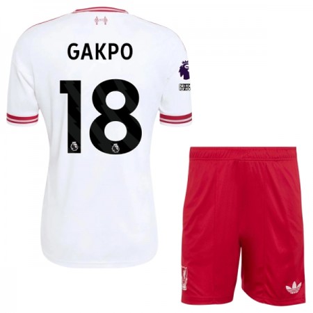 Camisola Liverpool Gakpo 18 Criança 2º Equipamento 2026-27 Manga Curta Camisola Liverpool Gakpo 18 Criança 2º Equipamento 2026-27 Manga Curta