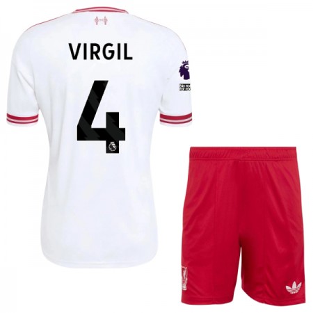 Camisola Liverpool Virgil 4 Criança 2º Equipamento 2026-27 Manga Curta