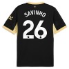 Camisola Manchester City Savinho 26 2º Equipamento 2026-27 Manga Curta Camisola Manchester City Savinho 26 2º Equipamento 2026-27 Manga Curta