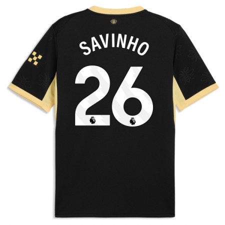 Camisola Manchester City Savinho 26 2º Equipamento 2026-27 Manga Curta Camisola Manchester City Savinho 26 2º Equipamento 2026-27 Manga Curta