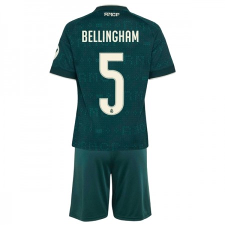 Camisola Real Madrid Bellingham 5 Criança 2º Equipamento 2026-27 Manga Curta Camisola Real Madrid Bellingham 5 Criança 2º Equipamento 2026-27 Manga Curta