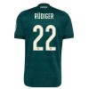 Camisola Real Madrid Rudiger 22 2º Equipamento 2026-27 Manga Curta