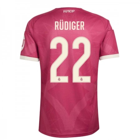 Camisola Real Madrid Rudiger 22 3º Equipamento 2026-27 Manga Curta