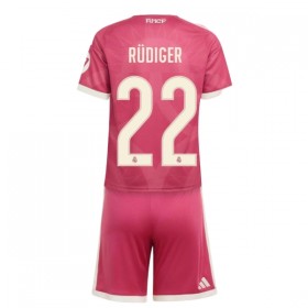 Camisola Real Madrid Rudiger 22 Criança 3º Equipamento 2026-27 Manga Curta