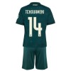 Camisola Real Madrid Tchouameni 14 Criança 2º Equipamento 2026-27 Manga Curta