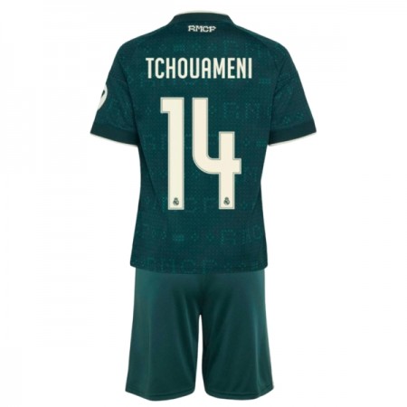 Camisola Real Madrid Tchouameni 14 Criança 2º Equipamento 2026-27 Manga Curta