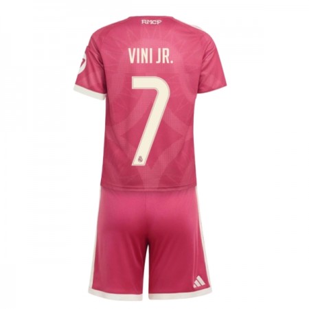 Camisola Real Madrid Vini JR. 7 Criança 3º Equipamento 2026-27 Manga Curta Camisola Real Madrid Vini JR. 7 Criança 3º Equipamento 2026-27 Manga Curta