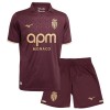Camisola AS Monaco Criança 2º Equipamento 2026-27 Manga Curta