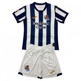 Camisola Real Sociedad Criança 1º Equipamento 2026-27 Manga Curta