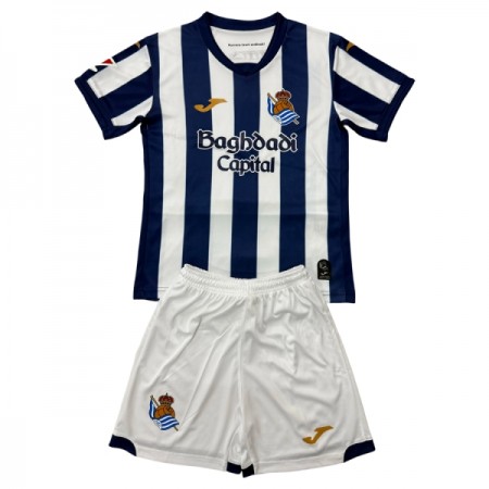 Camisola Real Sociedad Criança 1º Equipamento 2026-27 Manga Curta