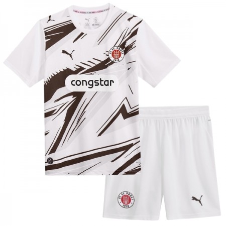 Camisola St Pauli Criança 2º Equipamento 2026-27 Manga Curta