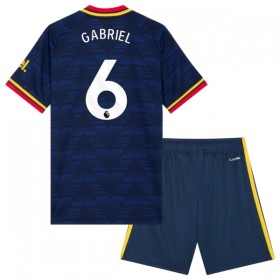 Camisola Arsenal Gabriel 6 Criança 2º Equipamento 2026-27 Manga Curta