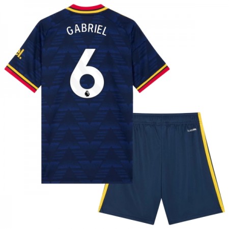 Camisola Arsenal Gabriel 6 Criança 2º Equipamento 2026-27 Manga Curta