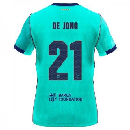 Camisola FC Barcelona Frenkie de Jong 21 3º Equipamento 2026-27 Manga Curta