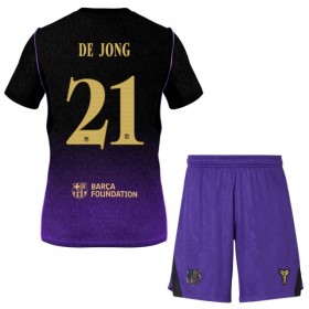 Camisola FC Barcelona Frenkie de Jong 21 Criança 2º Equipamento 2026-27 Manga Curta