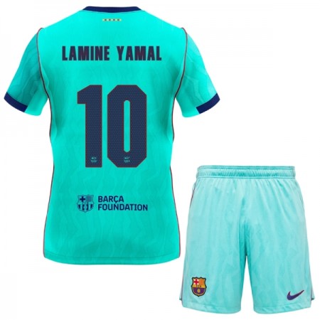 Camisola FC Barcelona Lamine Yamal 10 Criança 3º Equipamento 2026-27 Manga Curta