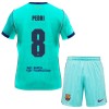 Camisola FC Barcelona Pedri 8 Criança 3º Equipamento 2026-27 Manga Curta