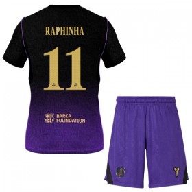 Camisola FC Barcelona Raphinha 11 Criança 2º Equipamento 2026-27 Manga Curta