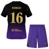 Camisola FC Barcelona Rodrigo 16 Criança 2º Equipamento 2026-27 Manga Curta