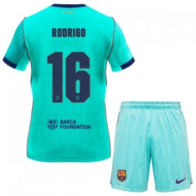 Camisola FC Barcelona Rodrigo 16 Criança 3º Equipamento 2026-27 Manga Curta
