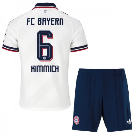 Camisola FC Bayern München Kimmich 6 Criança 2º Equipamento 2026-27 Manga Curta
