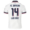 Camisola FC Bayern München Luis Diaz 14 2º Equipamento 2026-27 Manga Curta