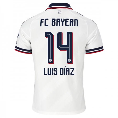 Camisola FC Bayern München Luis Diaz 14 2º Equipamento 2026-27 Manga Curta