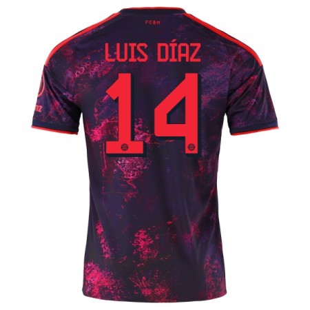 Camisola FC Bayern München Luis Diaz 14 3º Equipamento 2026-27 Manga Curta Camisola FC Bayern München Luis Diaz 14 3º Equipamento 2026-27 Manga Curta