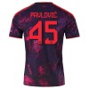 Camisola FC Bayern München Pavlovic 45 3º Equipamento 2026-27 Manga Curta Camisola FC Bayern München Pavlovic 45 3º Equipamento 2026-27 Manga Curta