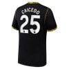 Camisola Chelsea Caicedo 25 2º Equipamento 2026-27 Manga Curta