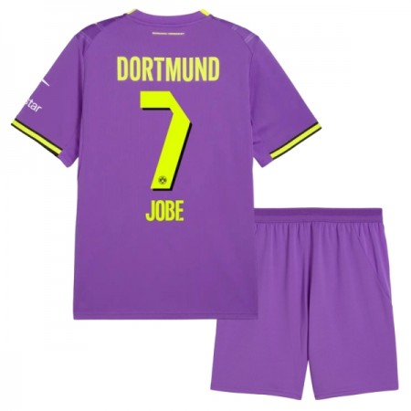Camisola Borussia Dortmund Jobe 7 Criança 3º Equipamento 2026-27 Manga Curta Camisola Borussia Dortmund Jobe 7 Criança 3º Equipamento 2026-27 Manga Curta