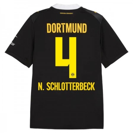 Camisola Borussia Dortmund N. Schlotterbeck 4 2º Equipamento 2026-27 Manga Curta Camisola Borussia Dortmund N. Schlotterbeck 4 2º Equipamento 2026-27 Manga Curta