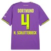 Camisola Borussia Dortmund N. Schlotterbeck 4 3º Equipamento 2026-27 Manga Curta