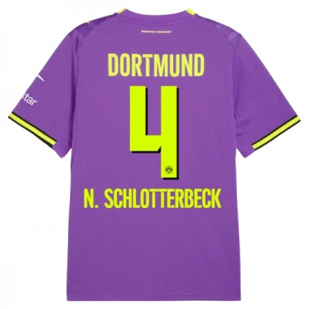 Camisola Borussia Dortmund N. Schlotterbeck 4 3º Equipamento 2026-27 Manga Curta