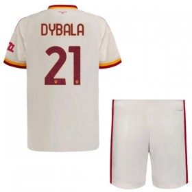 Camisola AS Roma Dybala 21 Criança 2º Equipamento 2026-27 Manga Curta