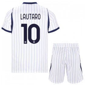 Camisola Inter de Milão Lautaro 10 Criança 2º Equipamento 2026-27 Manga Curta