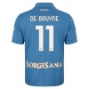 Camisola SSC Napoli De Bruyne 11 1º Equipamento 2026-27 Manga Curta