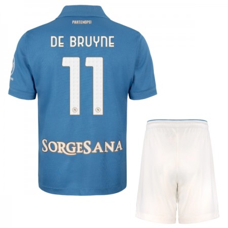 Camisola SSC Napoli De Bruyne 11 Criança 1º Equipamento 2026-27 Manga Curta