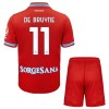 Camisola SSC Napoli De Bruyne 11 Criança 3º Equipamento 2026-27 Manga Curta