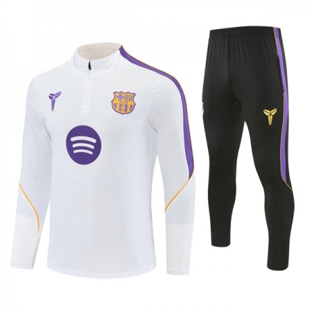 Barcelona Quarter-Zip Sweat de Treino 2026-27 Branca