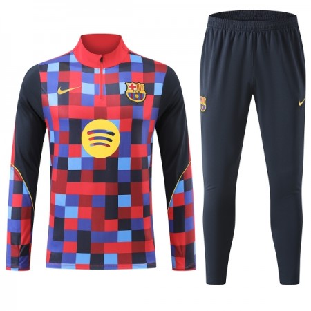 Barcelona Quarter-Zip Sweat de Treino 2026-27 Vermelha