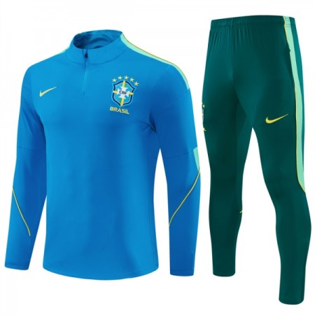Brasil Quarter-Zip Sweat de Treino 2026-27 Azul