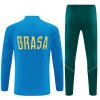 Brasil Quarter-Zip Sweat de Treino 2026-27 Azul