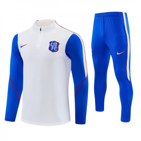 Chelsea Quarter-Zip Sweat de Treino 2026-27 Branca